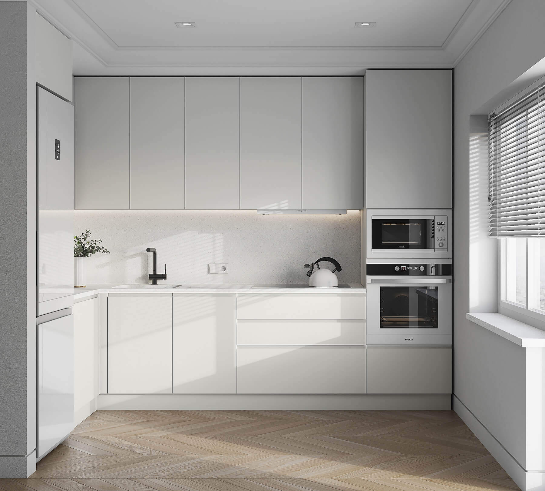 Встроенные кухни 8 кв м