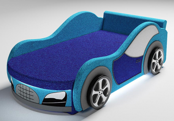 Детский диван "Машина велюр" фото 