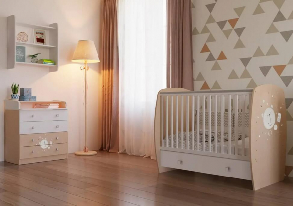 Кровать для новорожденных "Френч" фото 