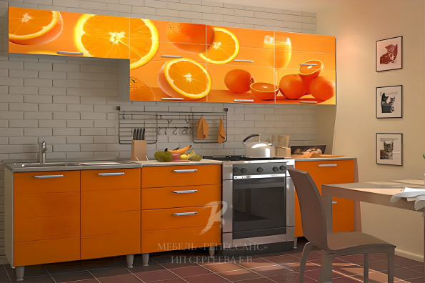 Кухня "Апельсиновый сок" фото 