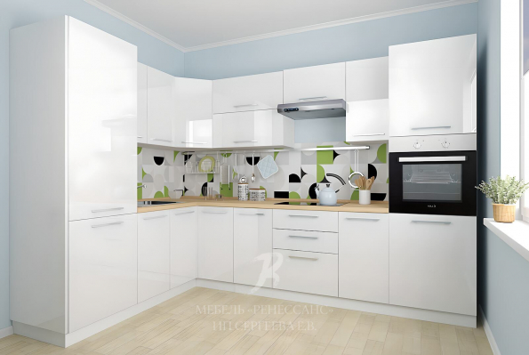Кухня "Белая орхидея" фото 