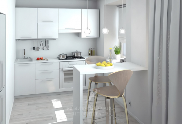 Кухня "Беломорит" фото 