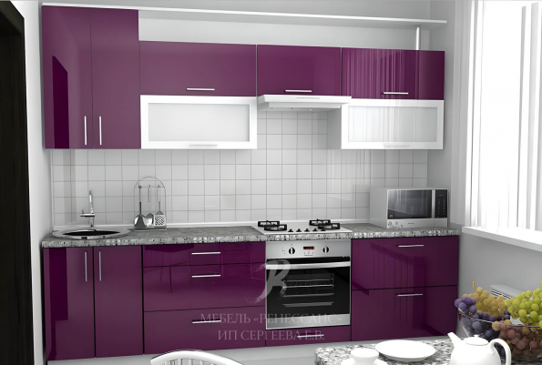 Кухня "Брусничный морс" фото 