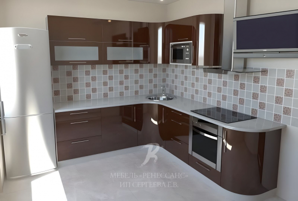 Кухня "Горький шоколад" фото 