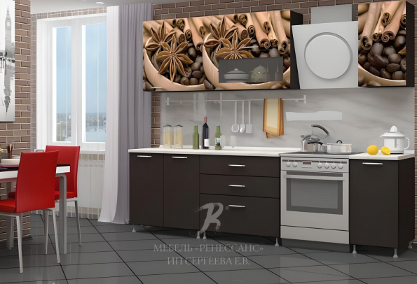 Кухня "Кофейные зерна" фото 