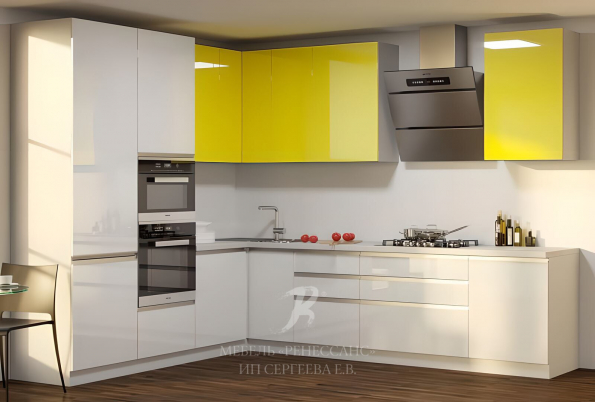 Кухня "Лимон со льдом" фото 