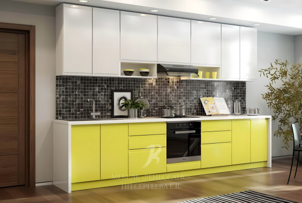 Кухня "Лимонный сорбет" фото 