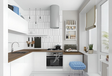 Кухня "Стеатит"