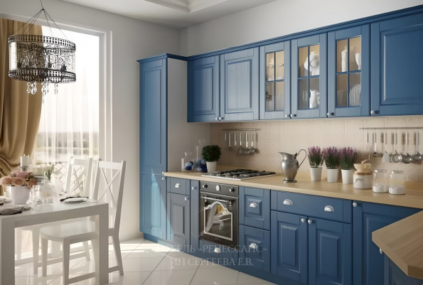 Кухня "Цвета неба" фото 