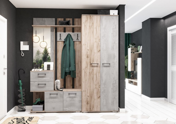 Модульная прихожая "Бостон" фото 