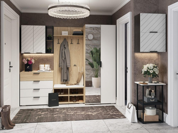 Модульная прихожая "Нордо" фото 