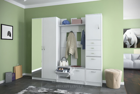 Прихожая "Белая яшма" фото 