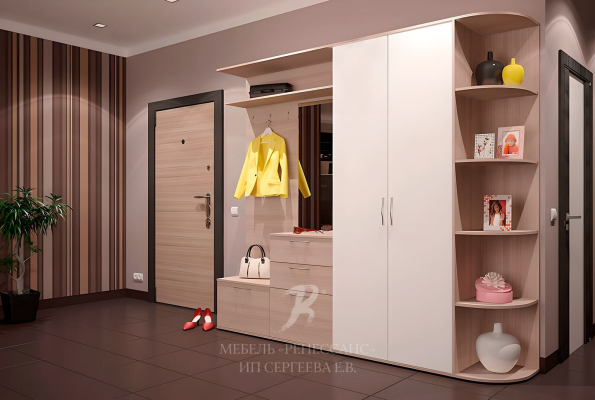 Прихожая "Белый нефрит" фото 