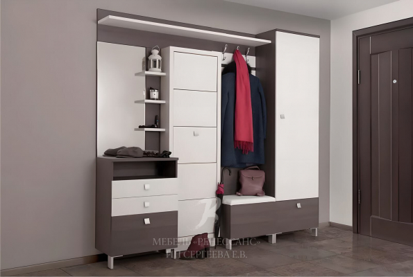 Прихожая "Мраморный оникс" фото 