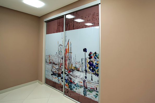 Шкаф-купе "Абстракция" фото 