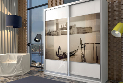 Шкаф-купе "Белая гвоздика"