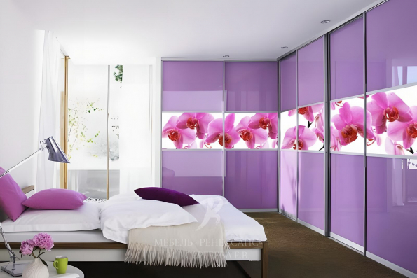 Шкаф-купе "Орхидеи" фото 