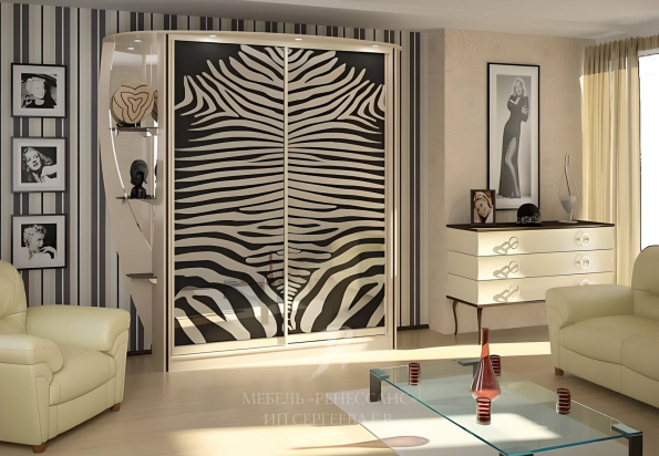 Шкаф-купе "Зебра" фото 